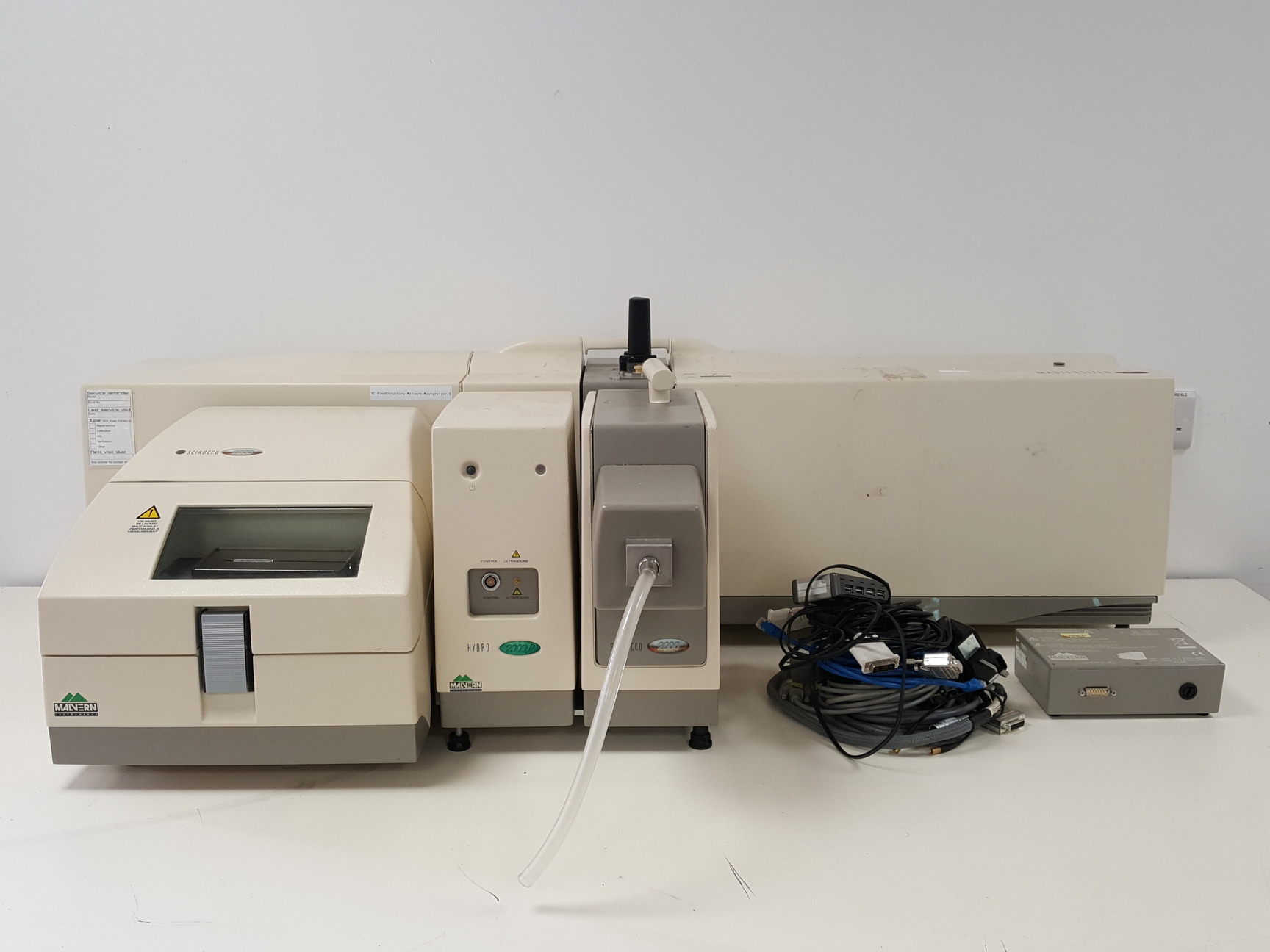 Image of Malvern Hydro 2000 Particle Size Analyzer Lab