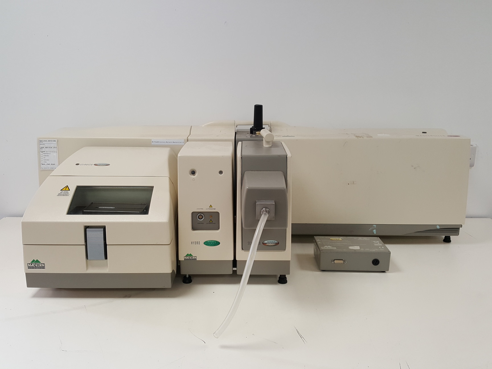 Image of Malvern Hydro 2000 Particle Size Analyzer Lab