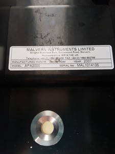 Thumbnail image of Malvern Hydro 2000 Particle Size Analyzer Lab