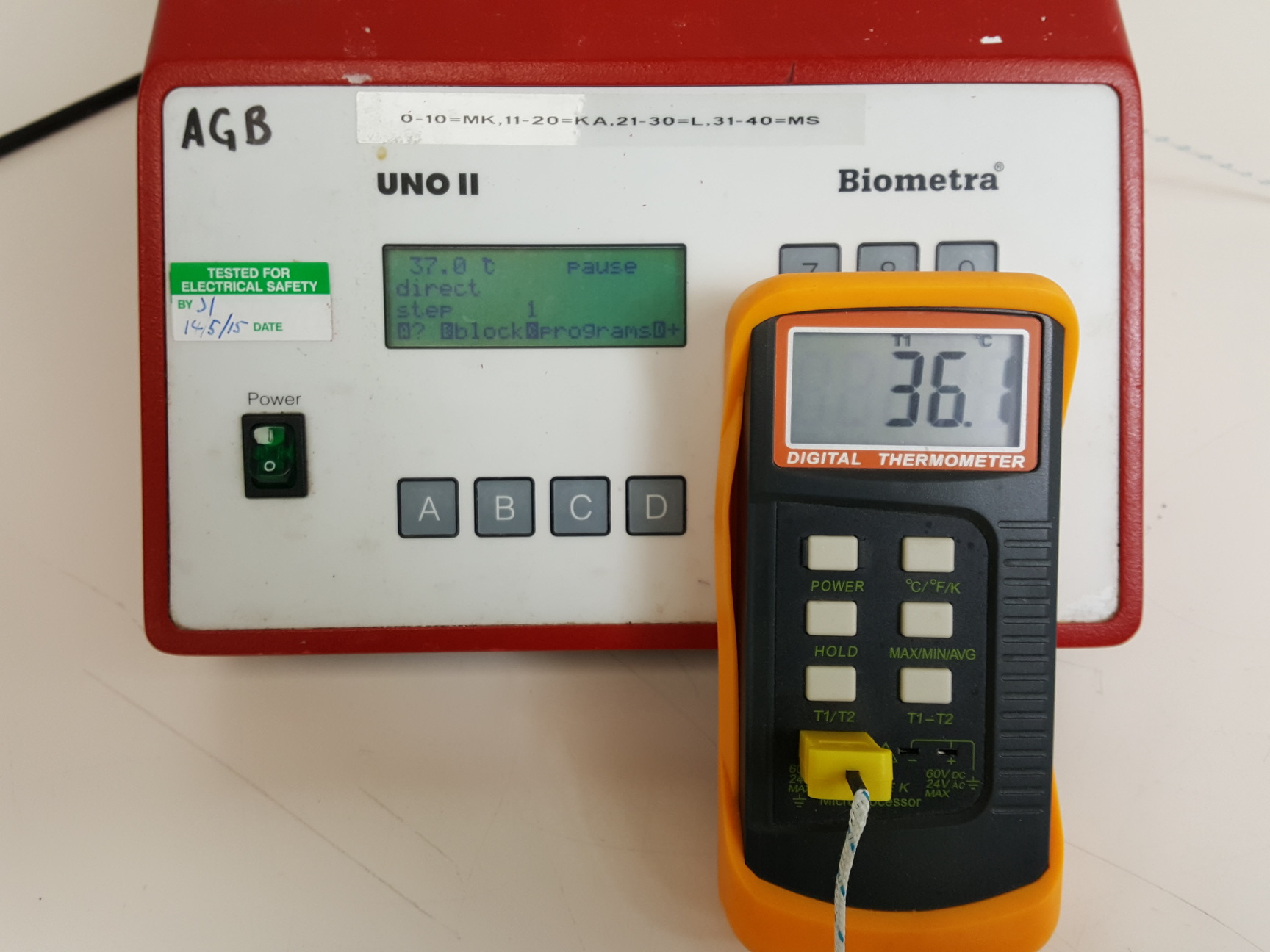 Image of Biometra UNO II Thermoblock w/ 96 Block for 0.2ml Tubes Lab