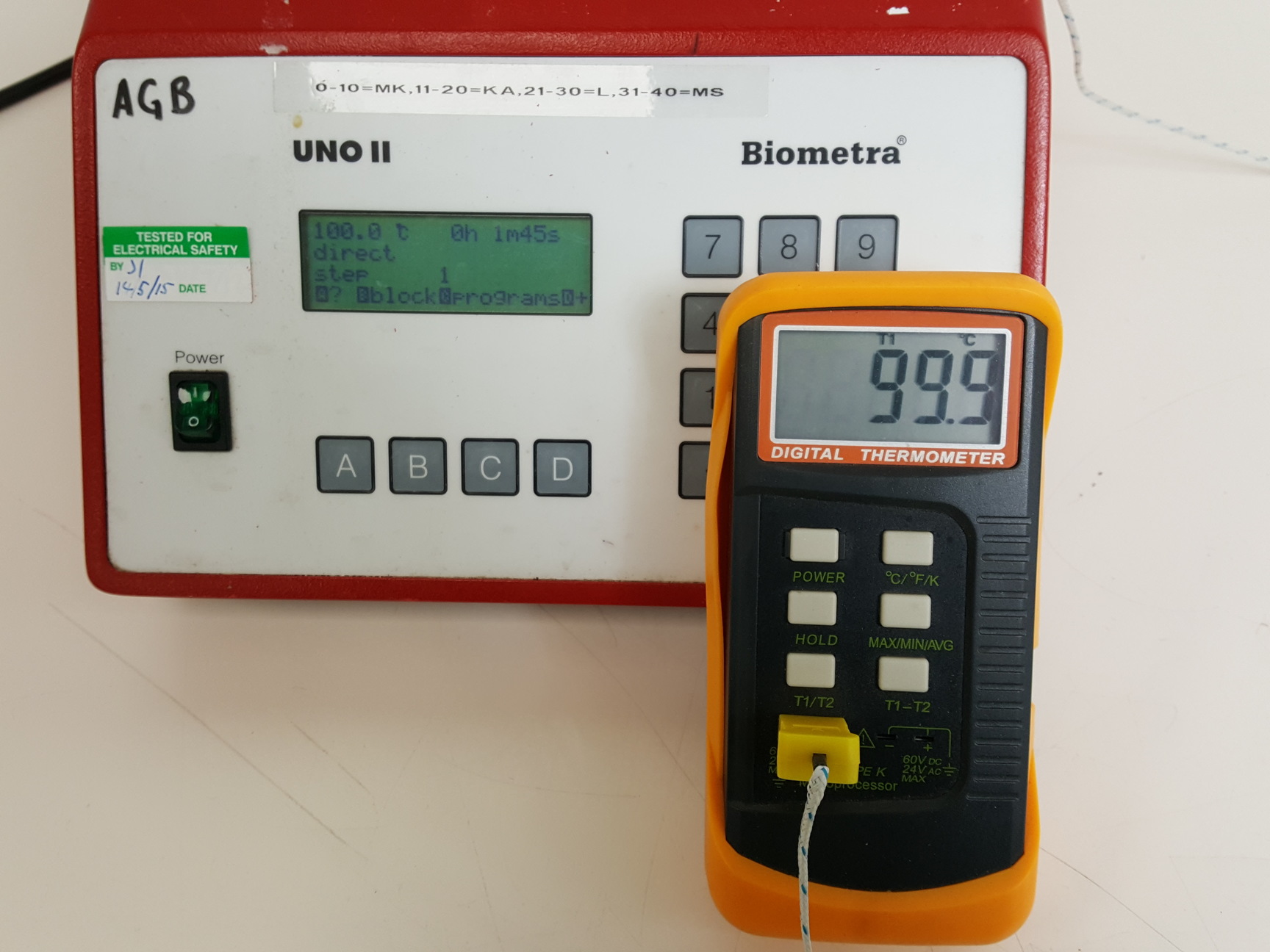 Image of Biometra UNO II Thermoblock w/ 96 Block for 0.2ml Tubes Lab