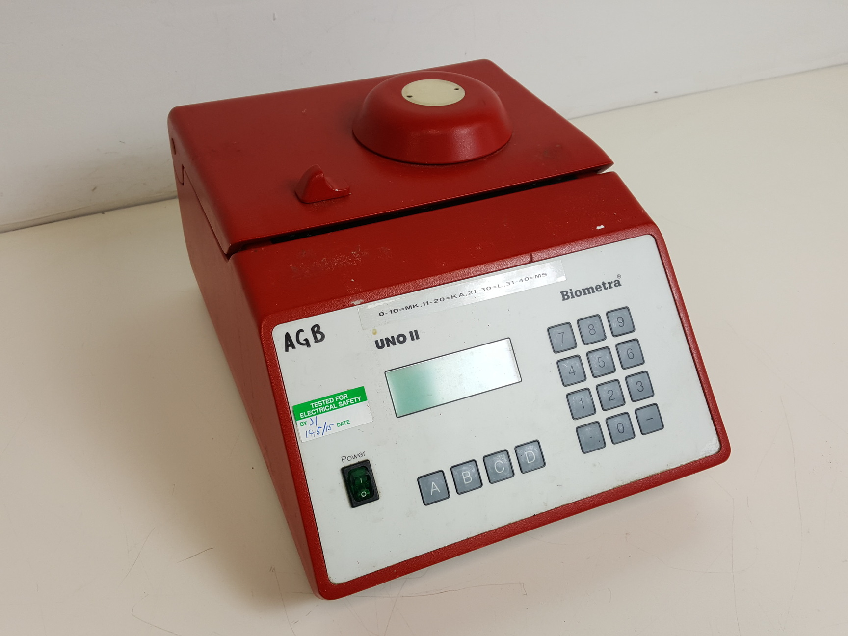 Biometra Lab Biometra UNO II Thermoblock w/ 96 Block for 0.2ml Tubes Lab