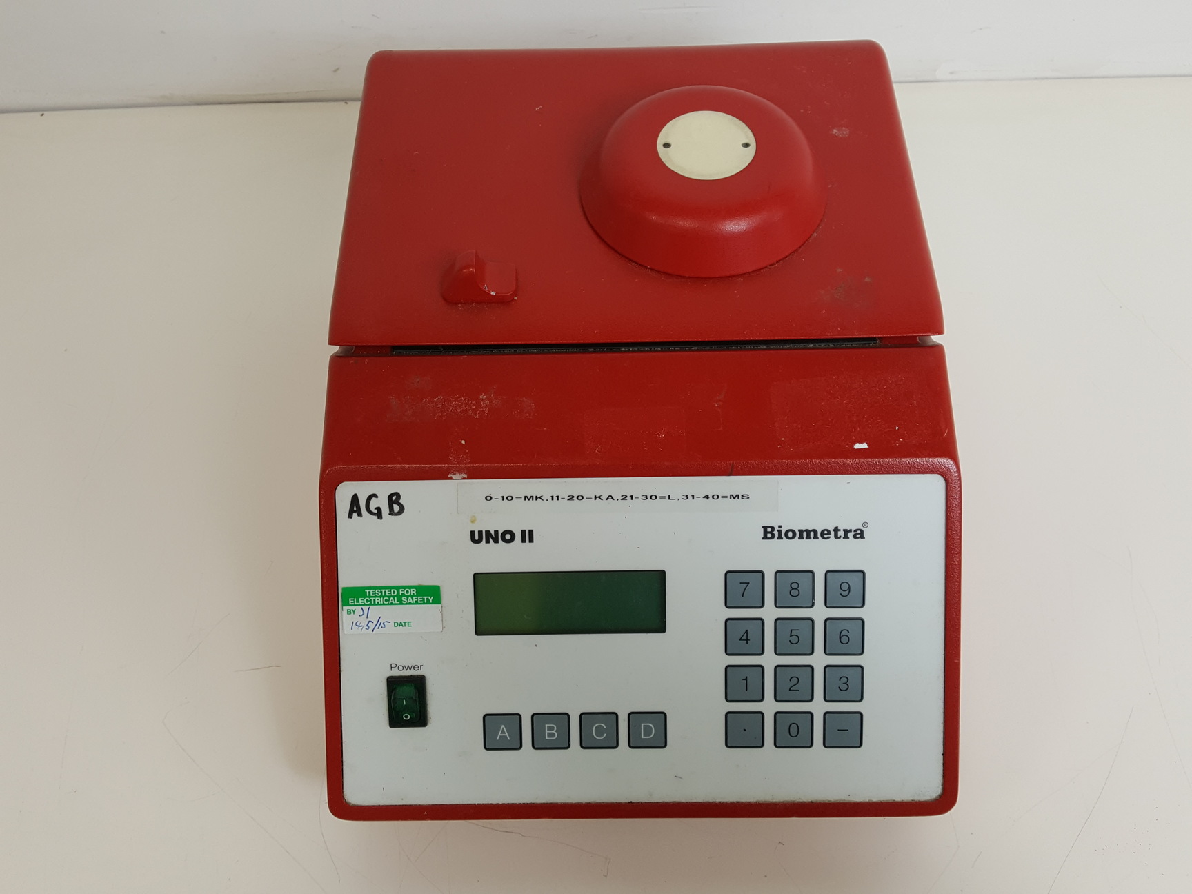 Biometra Lab Biometra UNO II Thermoblock w/ 96 Block for 0.2ml Tubes Lab