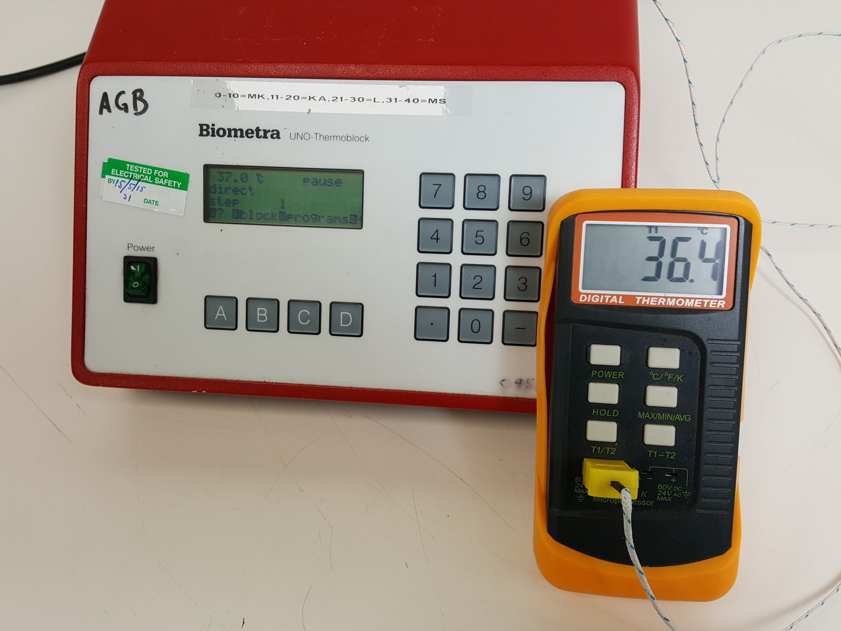 Image of Biometra UNO II Thermoblock Thermal Cycler w/ 48 Block for 0.2ml Tubes Lab