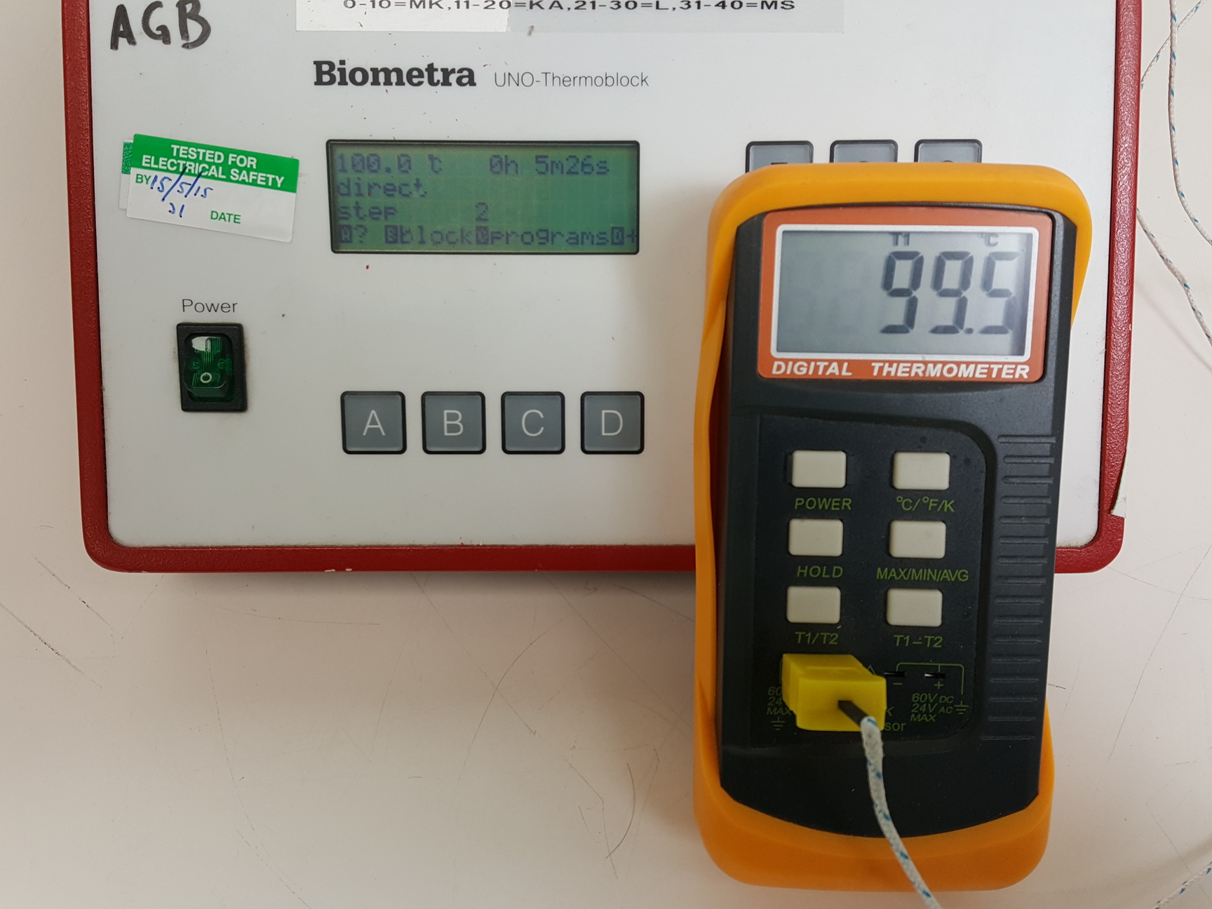 Image of Biometra UNO II Thermoblock Thermal Cycler w/ 48 Block for 0.2ml Tubes Lab