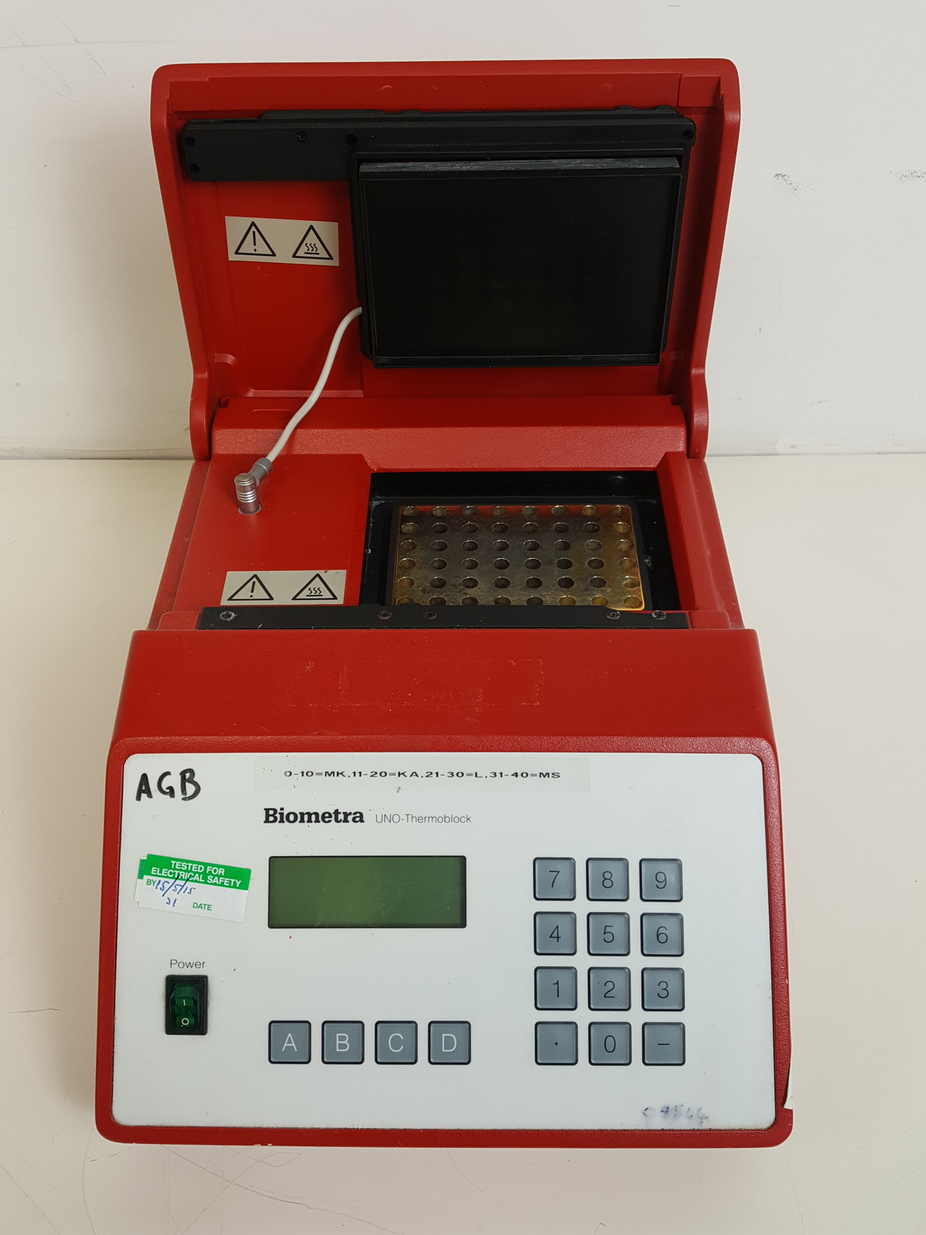 Image of Biometra UNO II Thermoblock Thermal Cycler w/ 48 Block for 0.2ml Tubes Lab