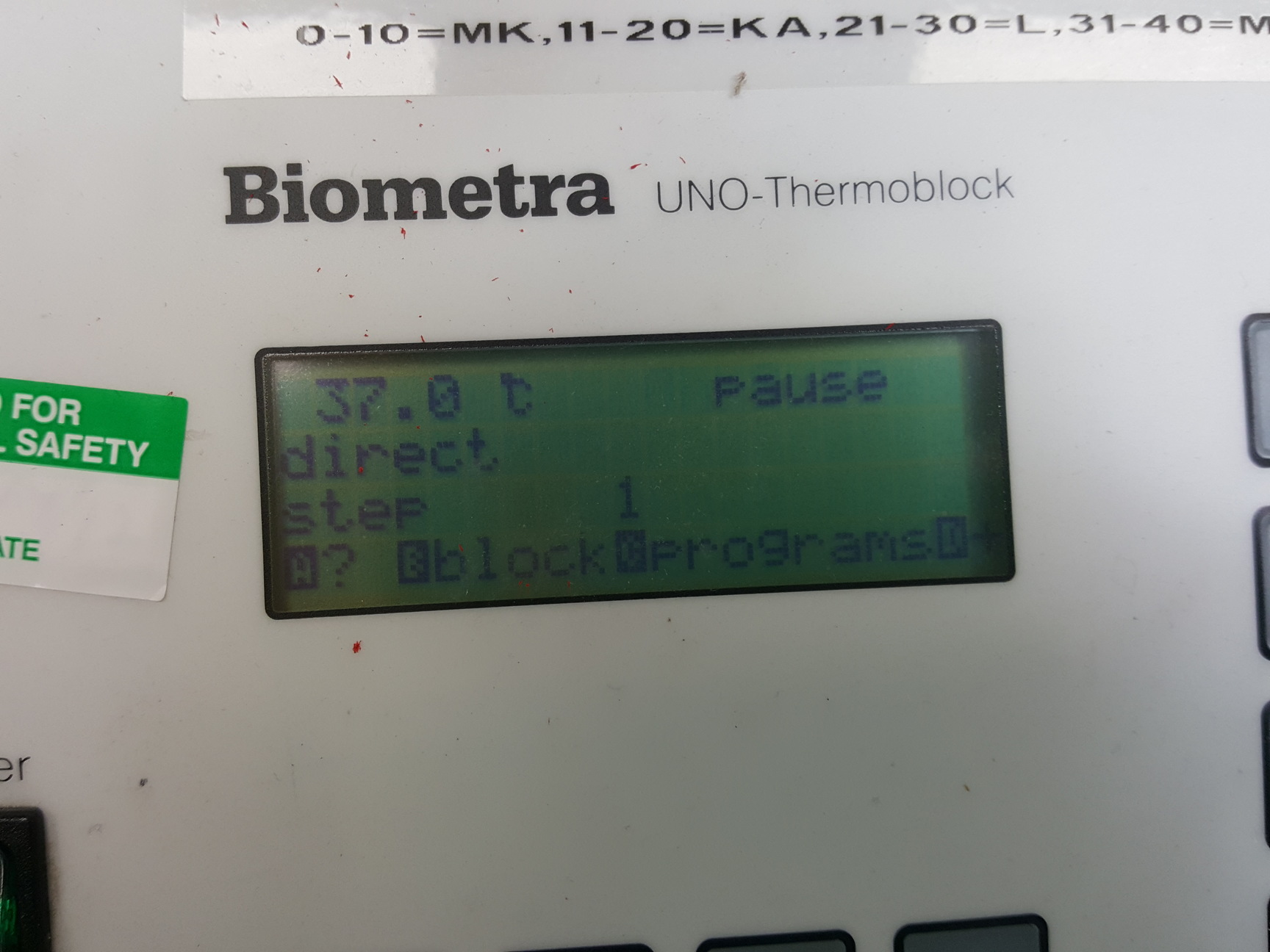 Image of Biometra UNO II Thermoblock Thermal Cycler w/ 48 Block for 0.2ml Tubes Lab