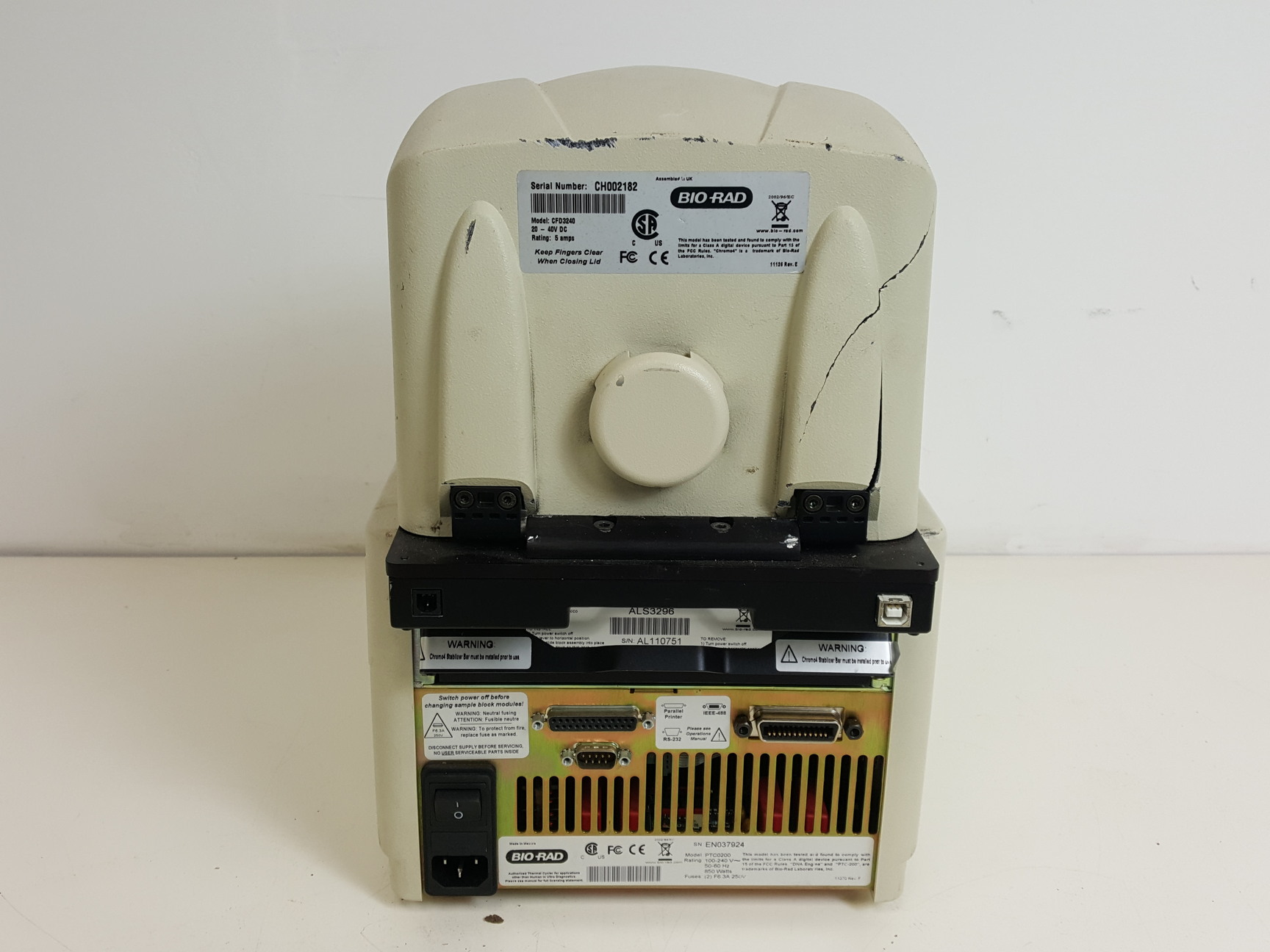 Image of Bio-Rad DNA Engine Peltier Thermal Cycler  Model - PTC0200 with 2 x Blocks Lab