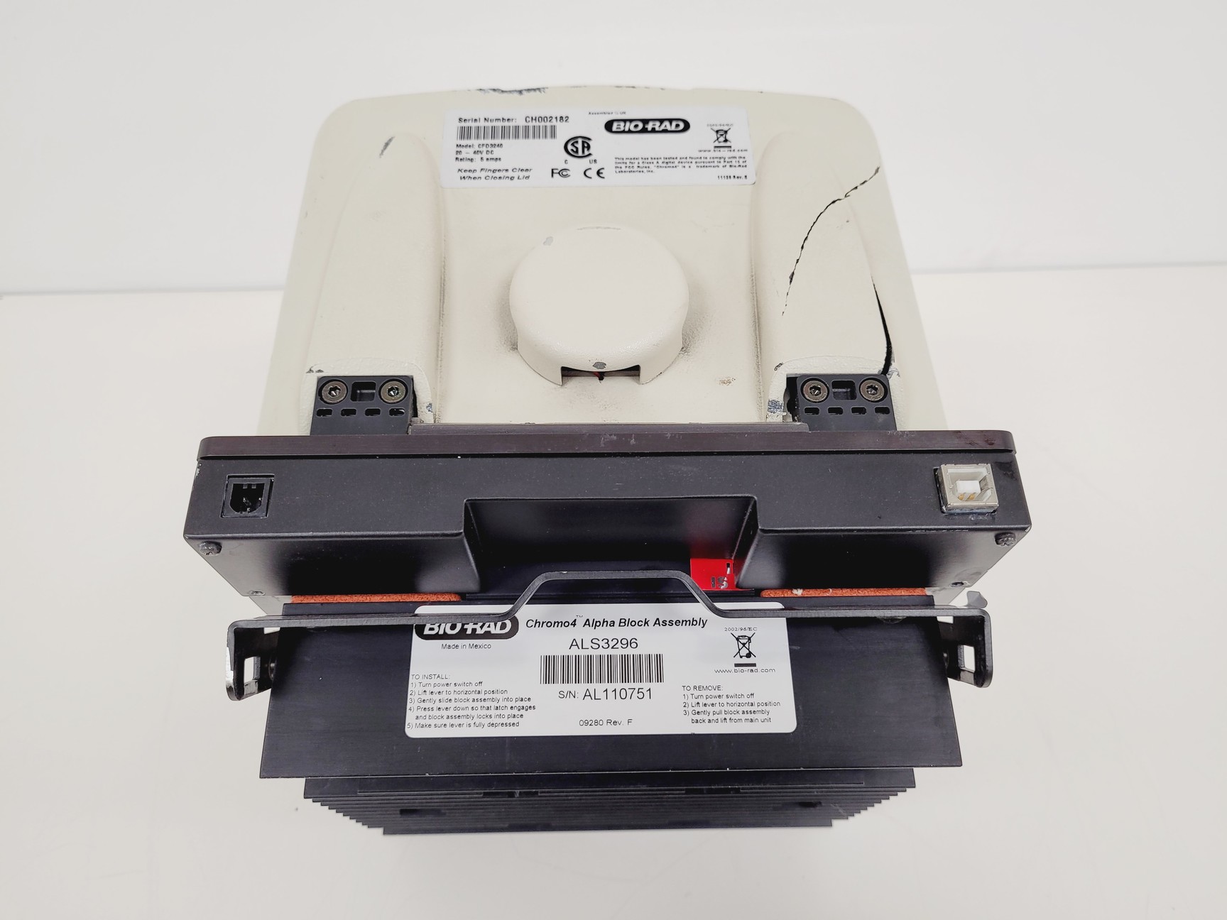 Image of Bio-Rad DNA Engine Peltier Thermal Cycler  Model - PTC0200 with 2 x Blocks Lab