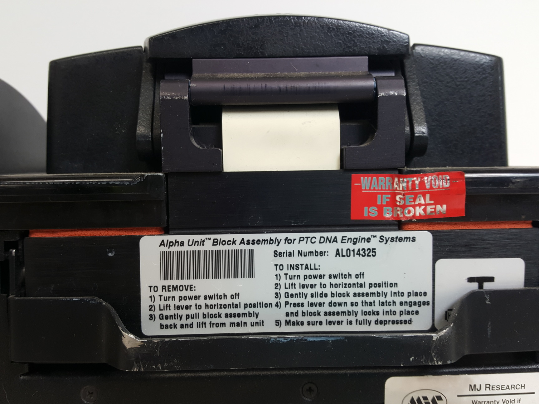 Image of MJ Research Peltier Thermal Cycler DYAD  Model - PTC-220 Lab