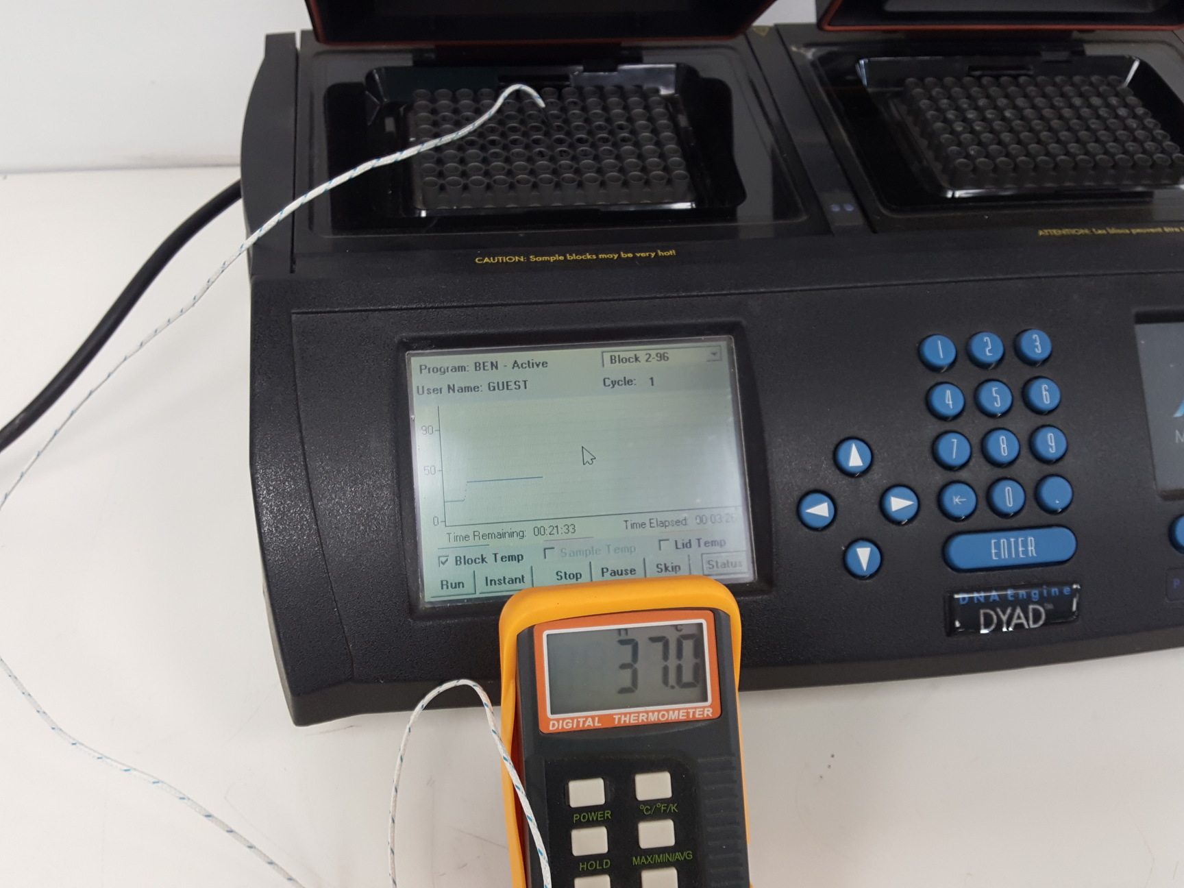 Image of MJ Research Peltier Thermal Cycler DYAD  Model - PTC-220 Lab