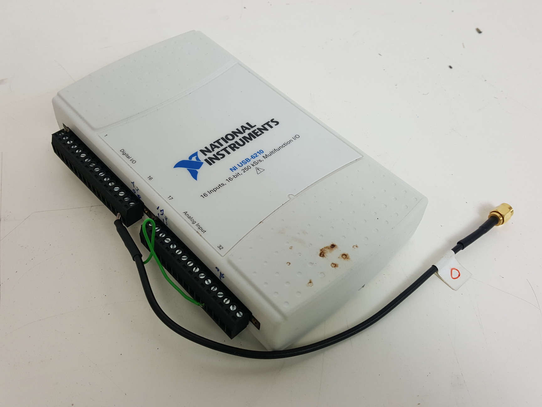 Image of National Instruments NI USB-6210 Multifunction Data Acquisition Device Lab