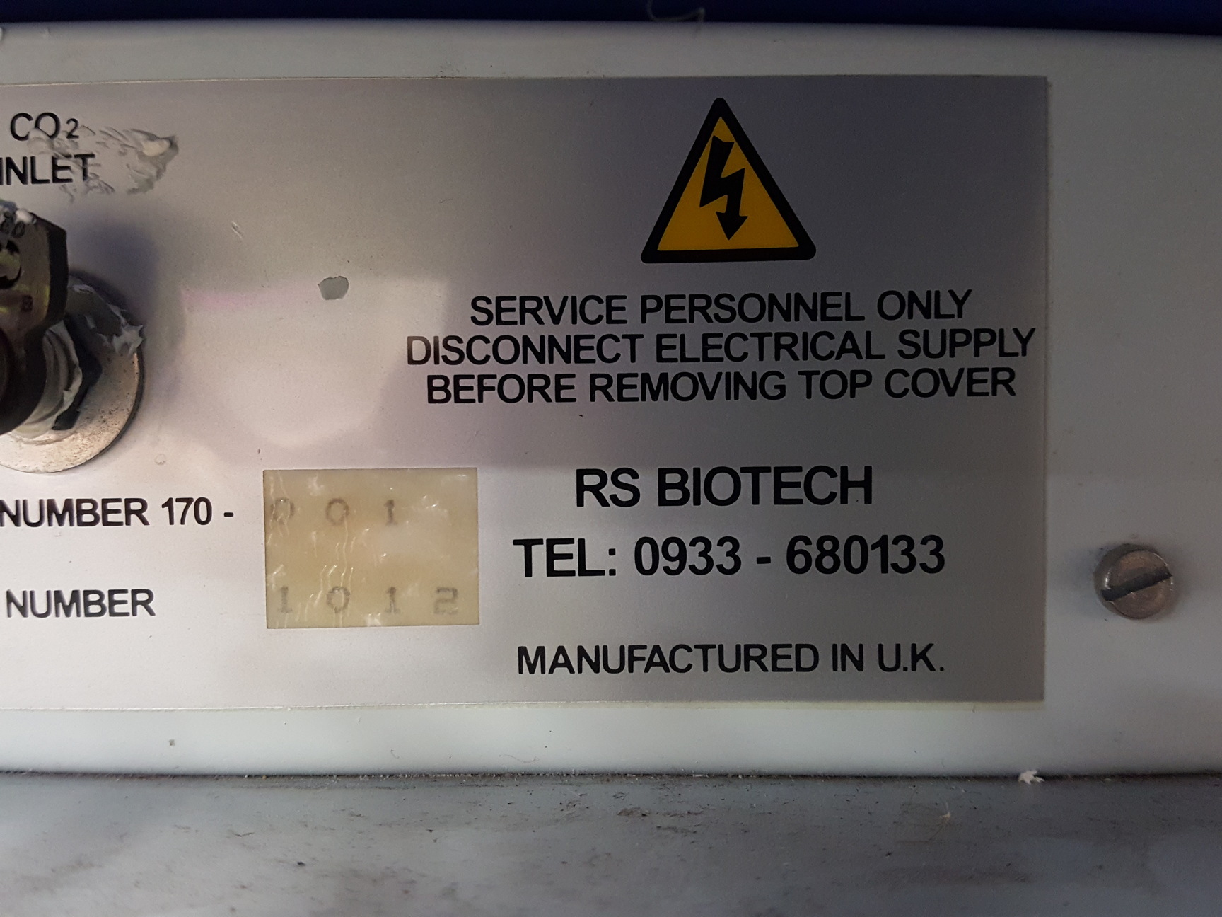 Image of RS Biotech Galaxy CO2 Incubator  Model - 170 Lab