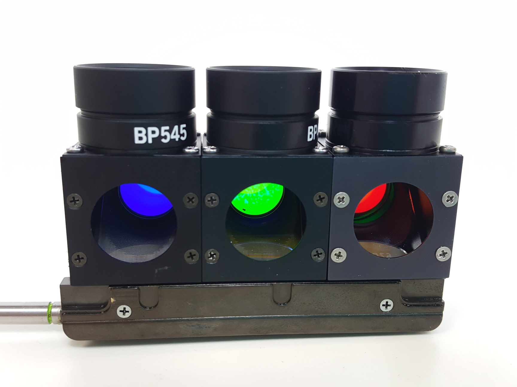 Image of Olympus BH-2 Microscope w/ 3 x Objectives - DPlan 10 0.25 160/0.17, SPlan Apo 