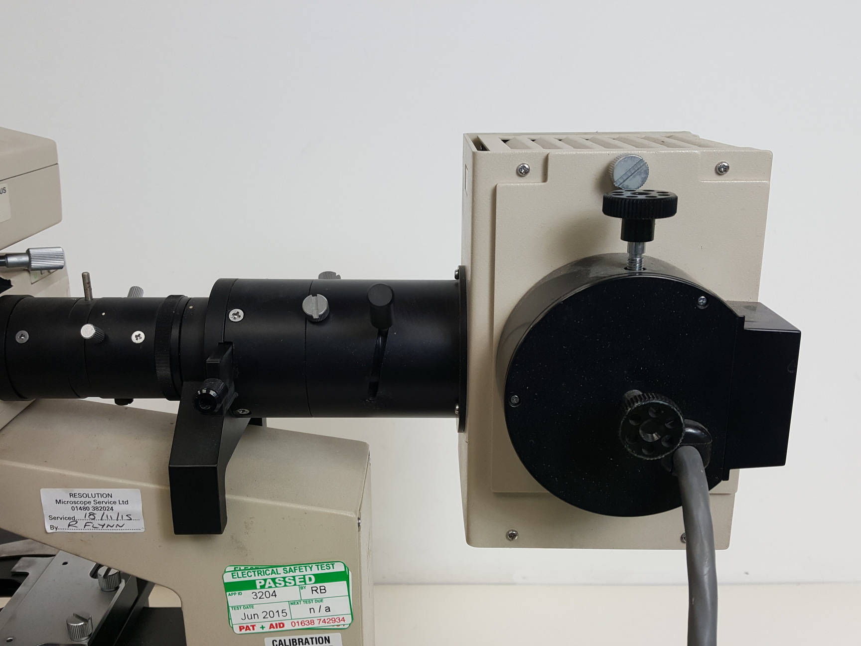 Image of Olympus BH-2 Microscope w/ 3 x Objectives - DPlan 10 0.25 160/0.17, SPlan Apo 