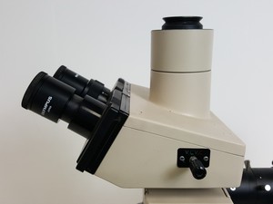 Thumbnail image of Olympus BH-2 Microscope w/ 3 x Objectives - DPlan 10 0.25 160/0.17, SPlan Apo 