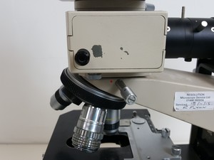 Thumbnail image of Olympus BH-2 Microscope w/ 3 x Objectives - DPlan 10 0.25 160/0.17, SPlan Apo 