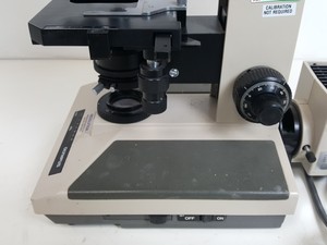 Thumbnail image of Olympus BH-2 Microscope w/ 3 x Objectives - DPlan 10 0.25 160/0.17, SPlan Apo 