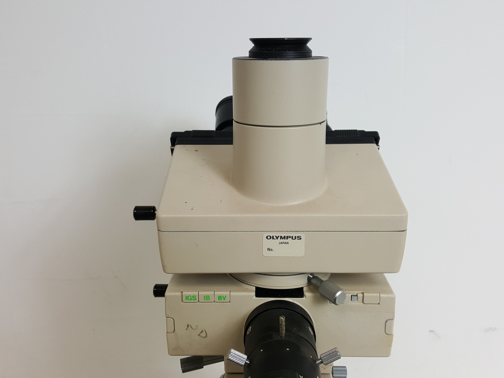 Image of Olympus BH-2 Microscope w/ 3 x Objectives - DPlan 10 0.25 160/0.17, SPlan Apo 