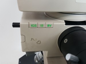 Thumbnail image of Olympus BH-2 Microscope w/ 3 x Objectives - DPlan 10 0.25 160/0.17, SPlan Apo 