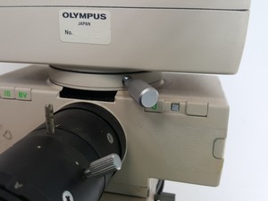 Thumbnail image of Olympus BH-2 Microscope w/ 3 x Objectives - DPlan 10 0.25 160/0.17, SPlan Apo 
