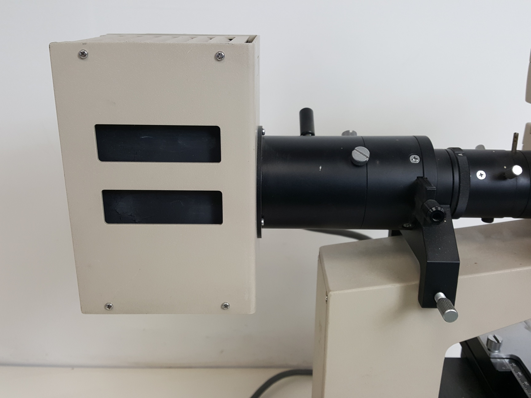 Image of Olympus BH-2 Microscope w/ 3 x Objectives - DPlan 10 0.25 160/0.17, SPlan Apo 