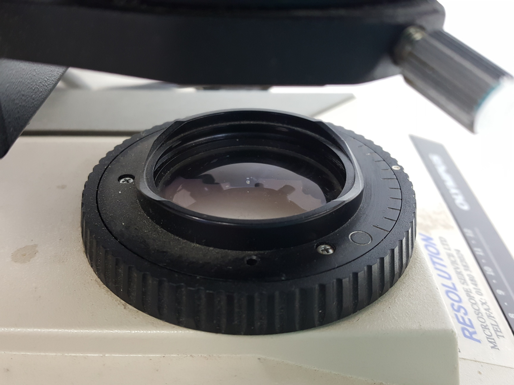 Image of Olympus BH-2 Microscope w/ 3 x Objectives - DPlan 10 0.25 160/0.17, SPlan Apo 