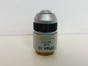 Thumbnail image of Olympus BH-2 Microscope w/ 3 x Objectives - DPlan 10 0.25 160/0.17, SPlan Apo 