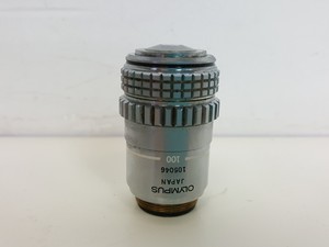 Thumbnail image of Olympus BH-2 Microscope w/ 3 x Objectives - DPlan 10 0.25 160/0.17, SPlan Apo 