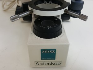 Thumbnail image of Carl Zeiss Axioskop Microscope 44 14 80 Lab 