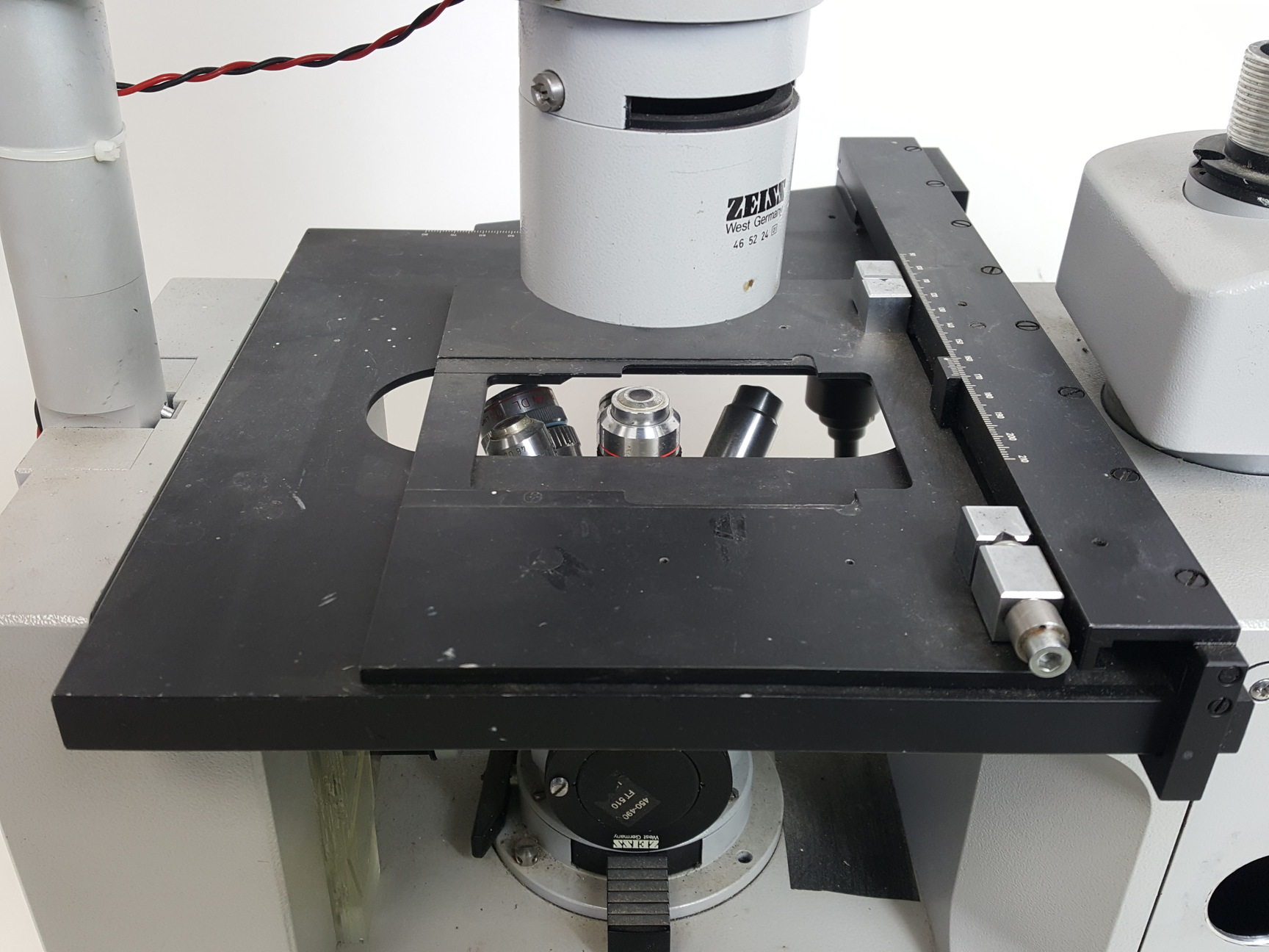 Image of Carl Zeiss IM Inverted Microscope with 6 x Objectives Lab Spares/Repairs
