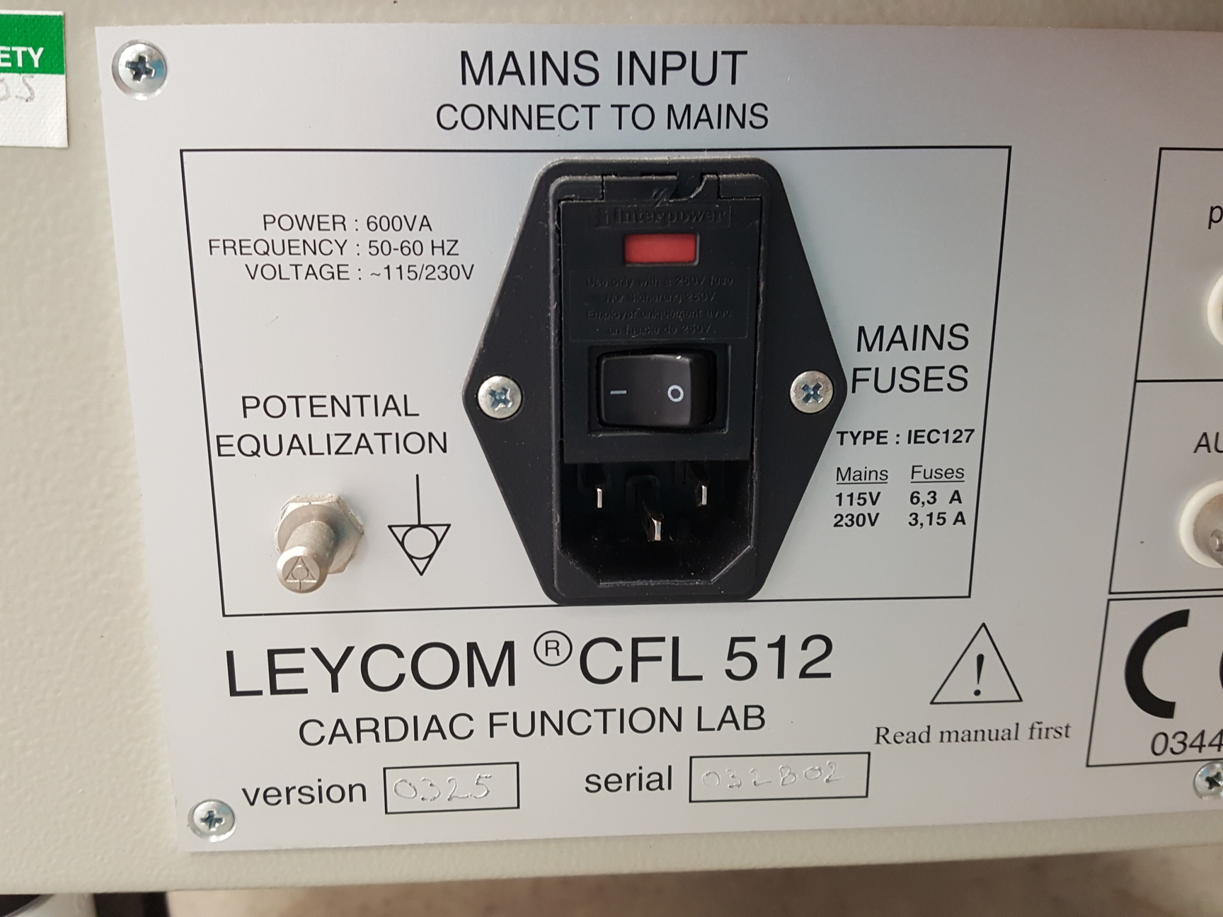 Image of LEYCOM CFL-512 Cardiac Function Lab