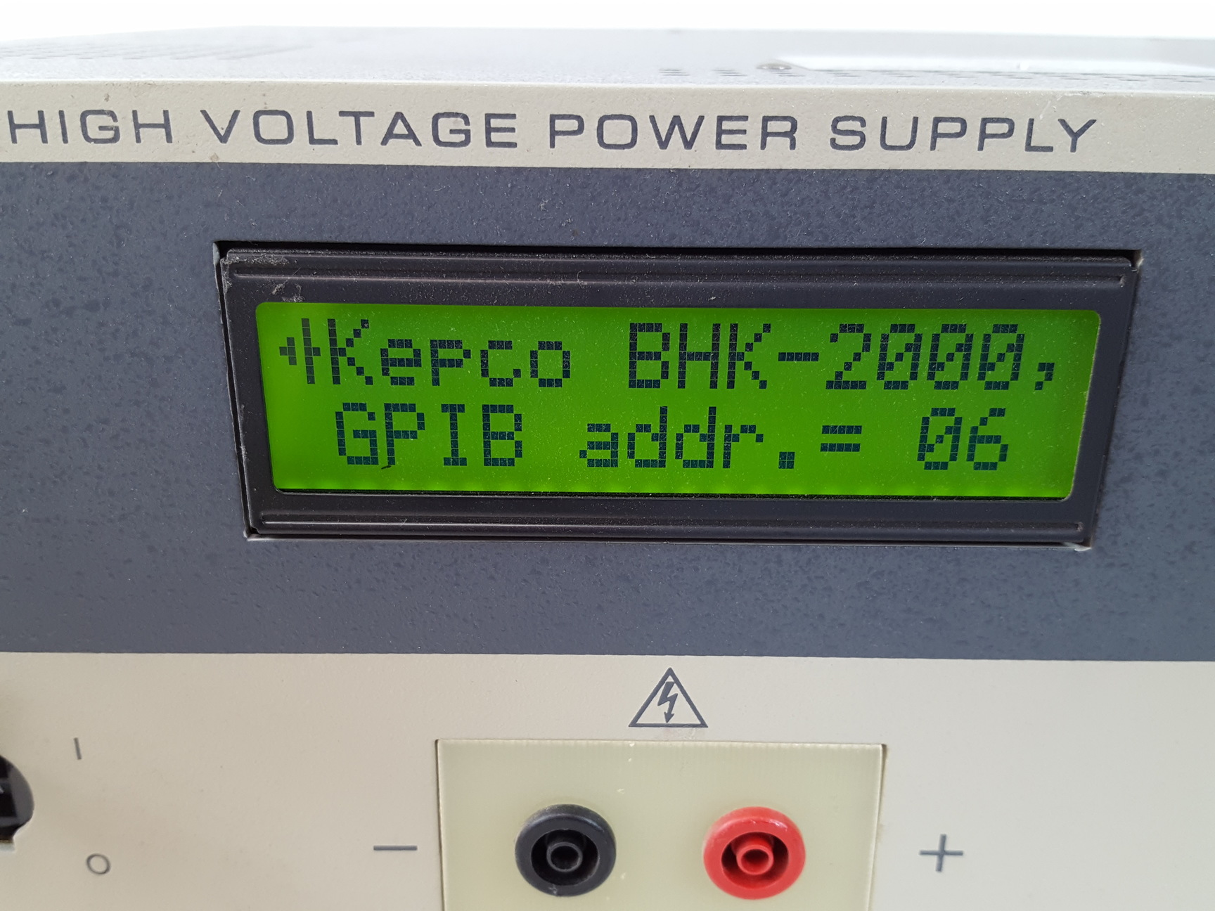 Image of Kepco High Voltage Power Supply  Model: BHK 2000-0.1MG Lab