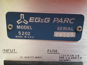 Thumbnail image of EG&G Princeton Applied Research Lock-In Amplifier  Model: 5202 Lab
