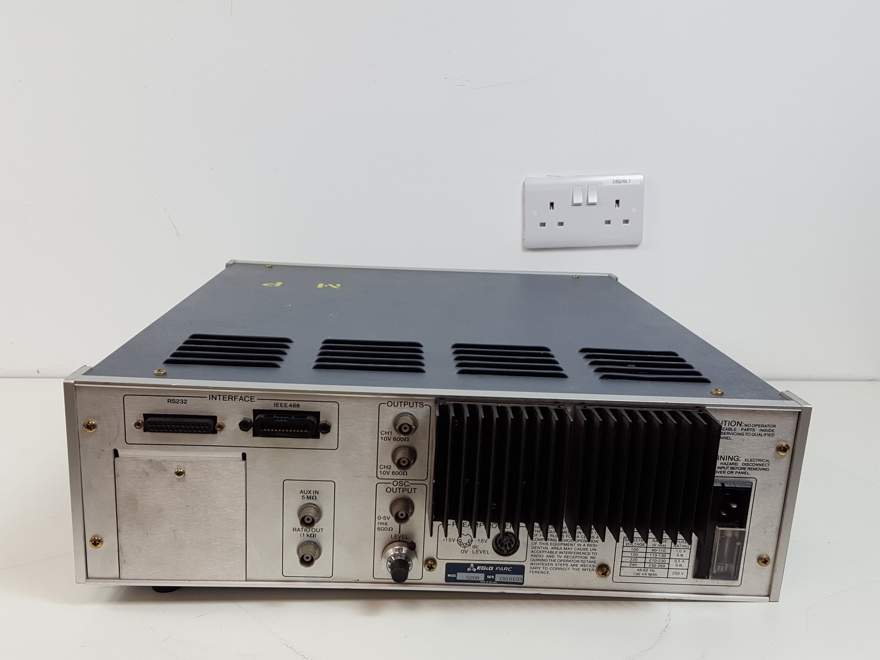 Image of EG&G Princeton Applied Research  5208 Two Phase Lock-in Analyzer Lab Faulty