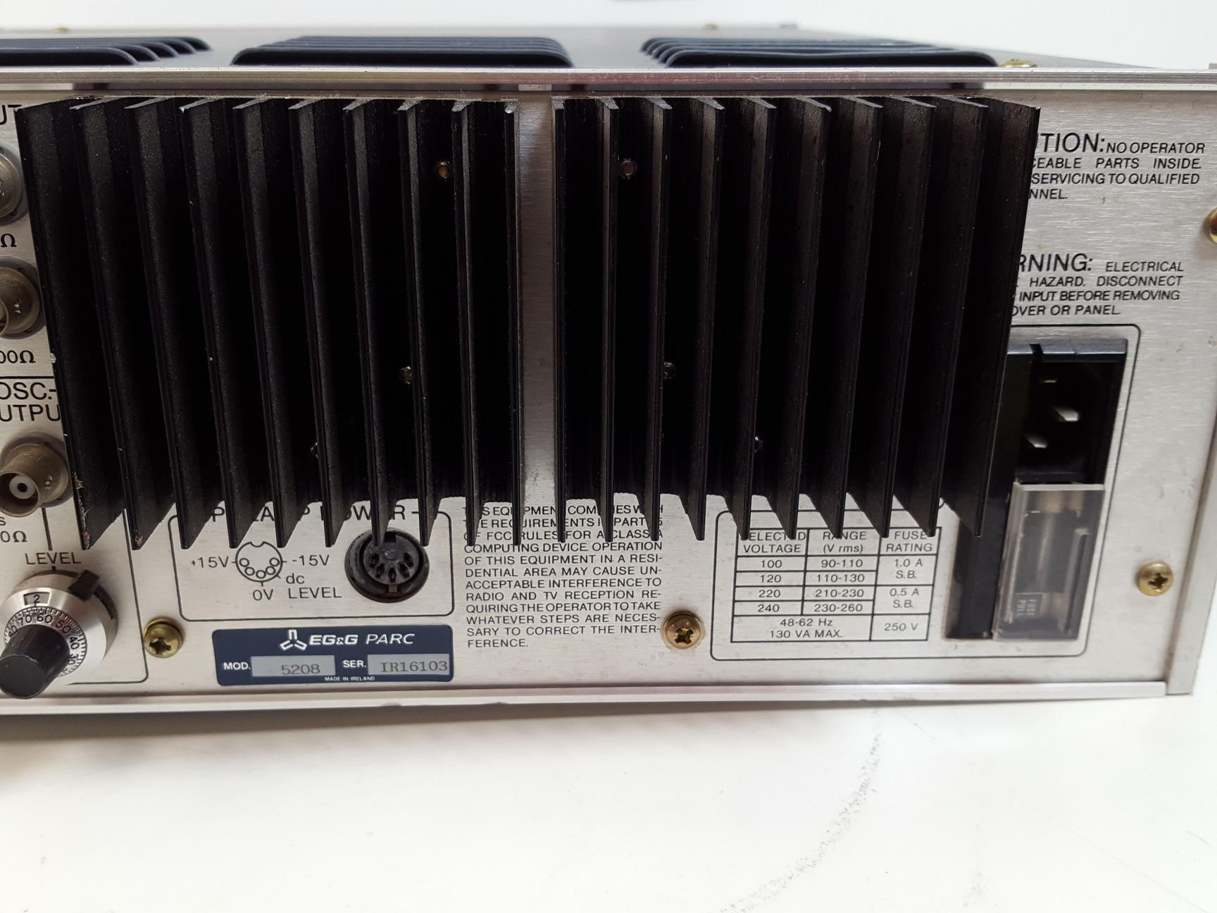 Image of EG&G Princeton Applied Research  5208 Two Phase Lock-in Analyzer Lab Faulty