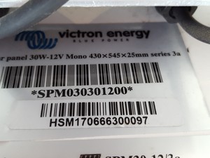 Thumbnail image of 4x Victron Energy Blue Power Solar Panels  Model: SPM30-12/3a