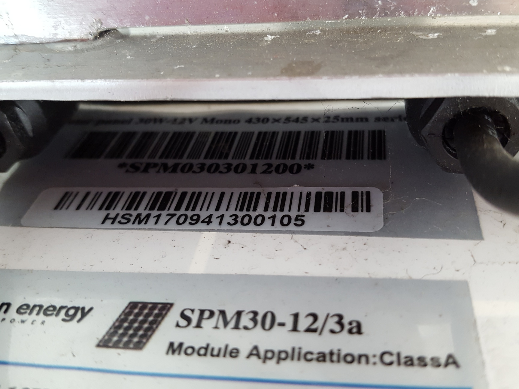 Image of 4x Victron Energy Blue Power Solar Panels  Model: SPM30-12/3a