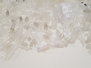 Thumbnail image of Large Lot of Mixed Laboratory Glassware Flasks, Tubes, Distillation, Evaporators