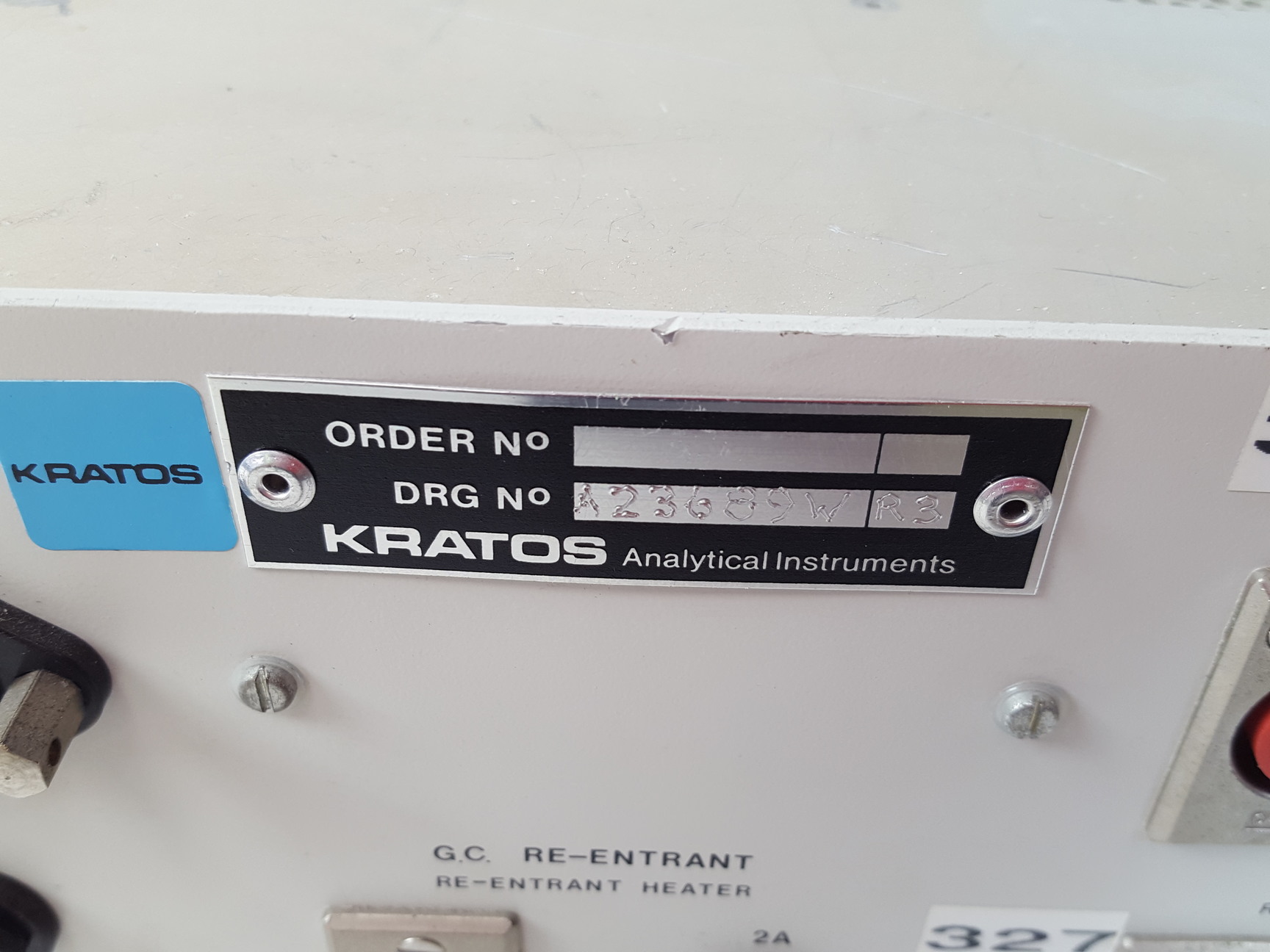 Image of Kratos Analytical Instruments  Inlet Heater Control  DRG No. A23689W-R3 Lab