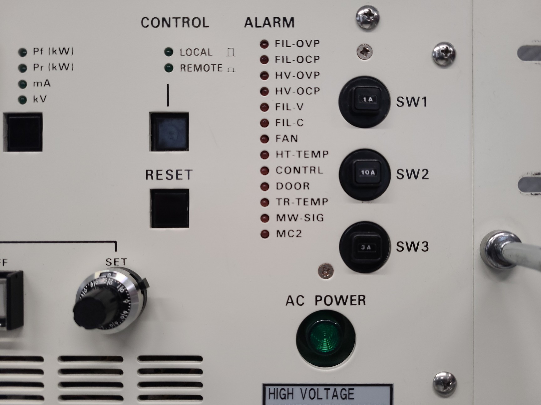 Image of DAIHEN ES7 High Voltage Power Generator Lab EC Magnetron