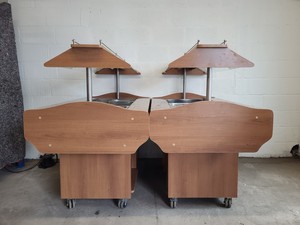 Thumbnail image of 2x HCK Hot and Cold Commercial Catering Servery Buffet Units