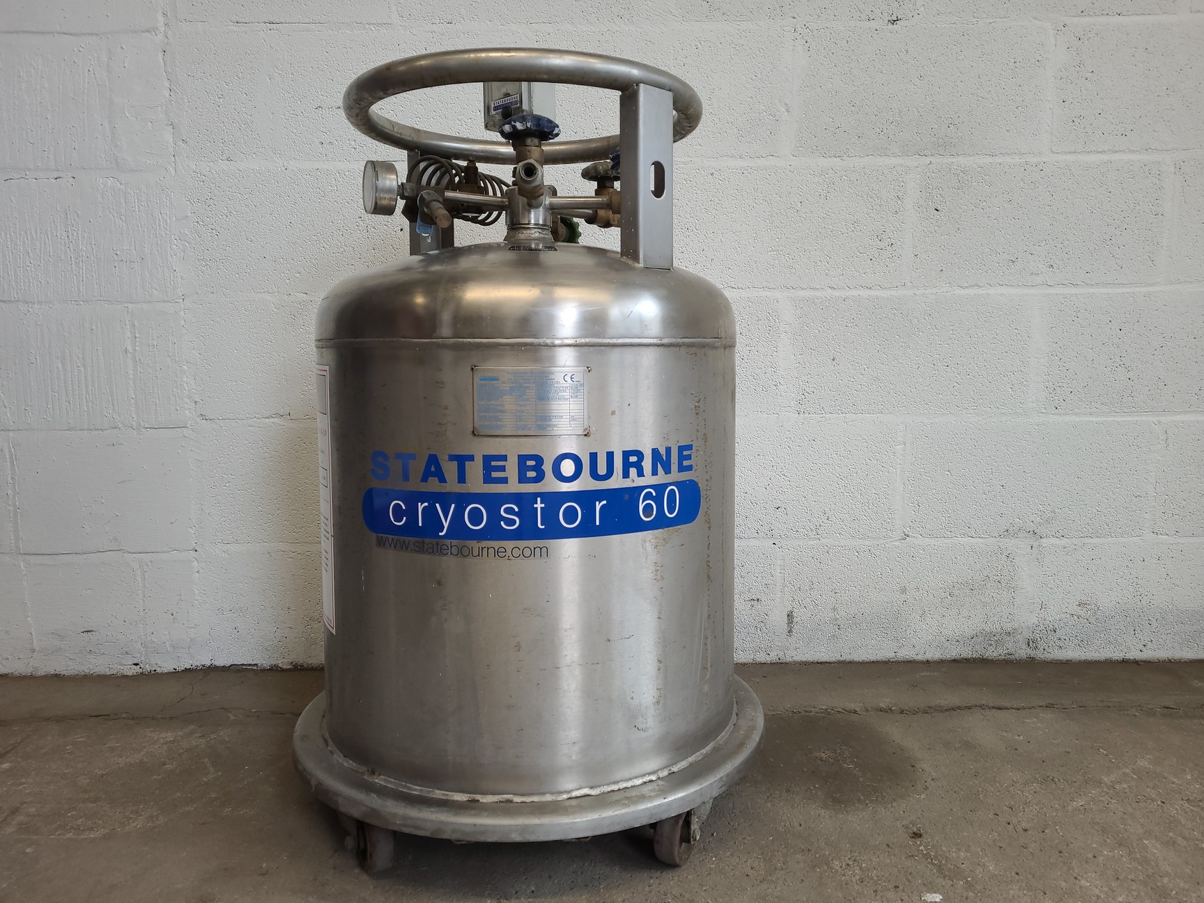 Image of Statebourne Cryogenics Cryostor 60 Liquid Nitrogen Storage Tank (60l) Lab