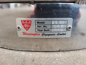 Thumbnail image of Wessington Cryogenics ES 60 Liquid Nitrogen Tank ES Series Lab