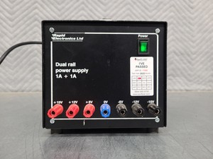 Thumbnail image of 7 x Rapid Electronics LTD Dual Rail Laboratory Power Supplies 1A+1A Lab
