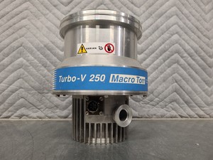 Thumbnail image of Varian Turbo-V 250 TMP Turbo Pump Macro Torr Turbomolecular Vacuum Pump Faulty