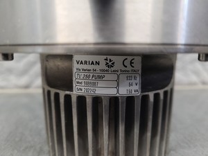 Thumbnail image of Varian Turbo-V 250 TMP Turbo Pump Macro Torr Turbomolecular Vacuum Pump Faulty