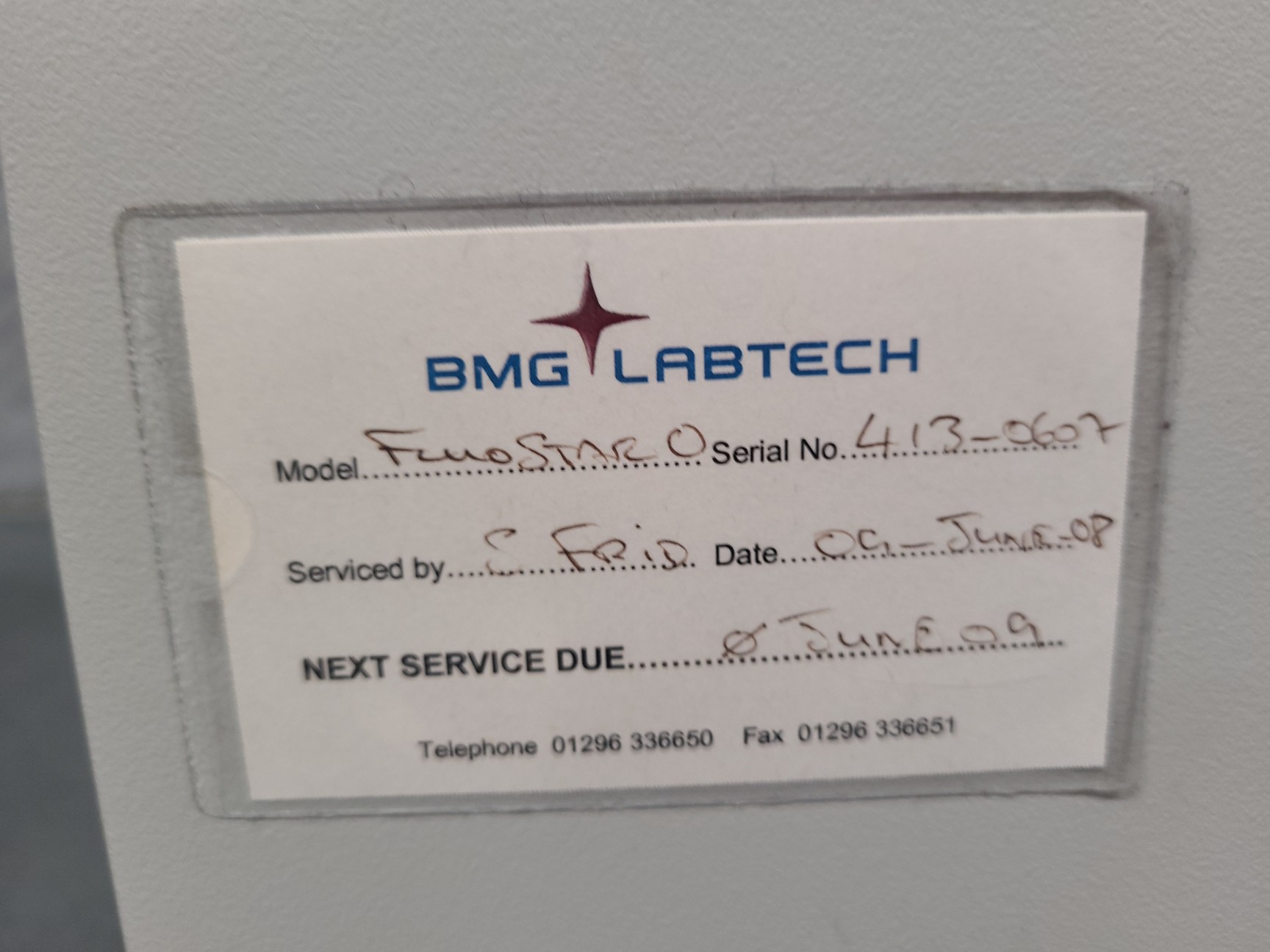 Image of BMG Labtech Fluostar Optima Microplate Reader System with PC & Software Lab