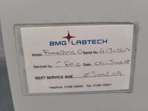 Thumbnail image of BMG Labtech Fluostar Optima Microplate Reader System with PC & Software Lab