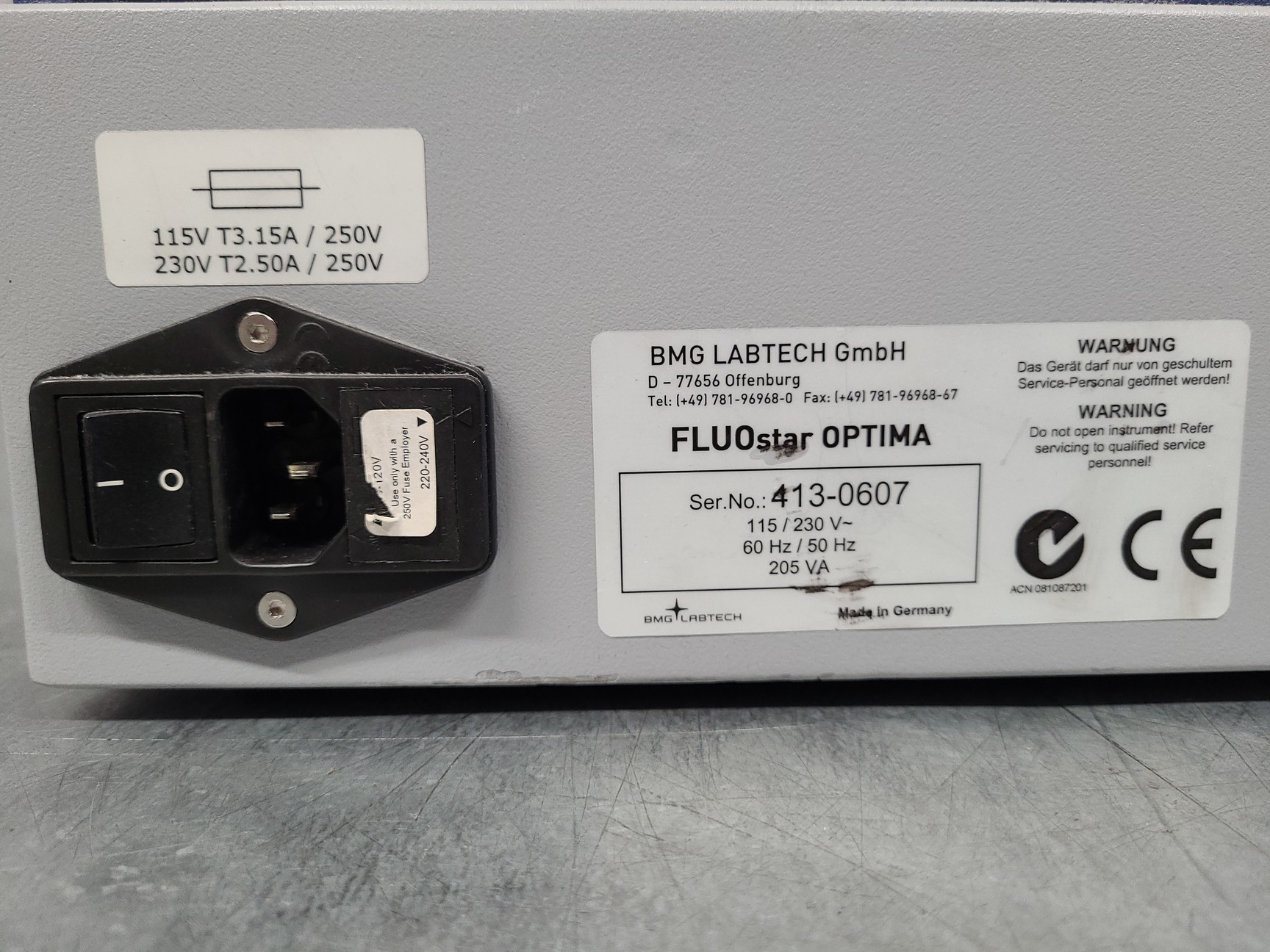 Image of BMG Labtech Fluostar Optima Microplate Reader System with PC & Software Lab